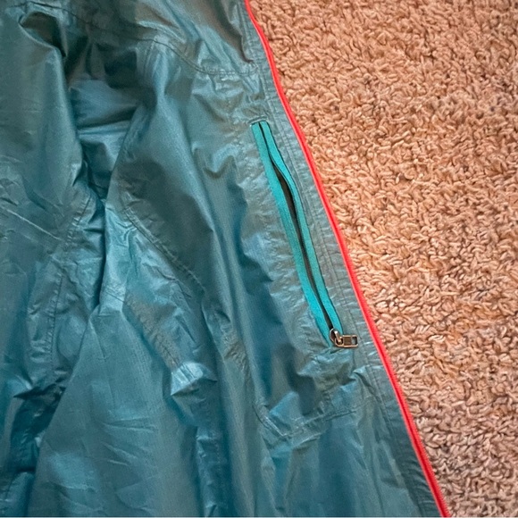 Patagonia Jacket Womens Medium Blue Hooded Windbreaker Full Zip Outdoor Polyamid - Picture 16 of 16